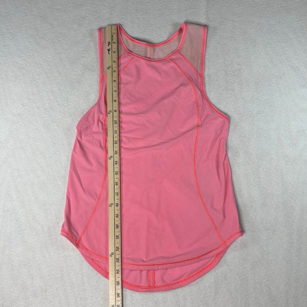 Lululemon Cool Mesh Tank Top Lightweight Pink Approx Size Small - Picture 2 of 7